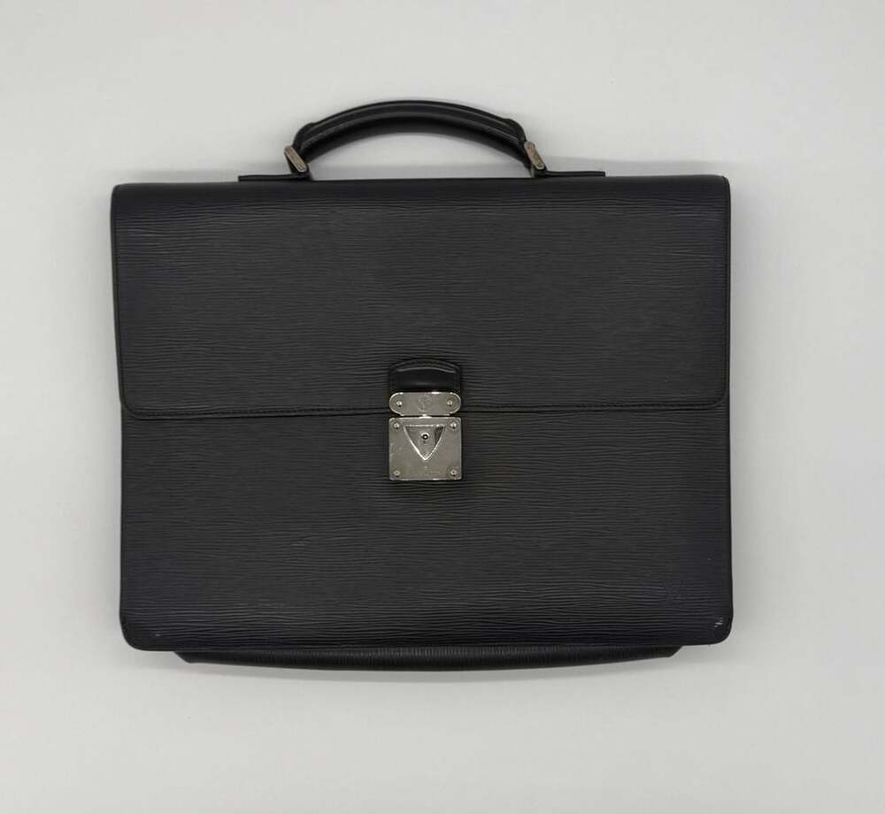 Louis Vuitton Epi Leather Robusto Briefcase Black